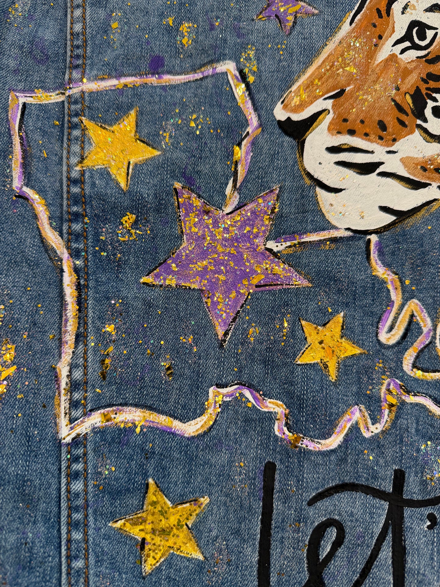 Geaux Bold Denim Jacket