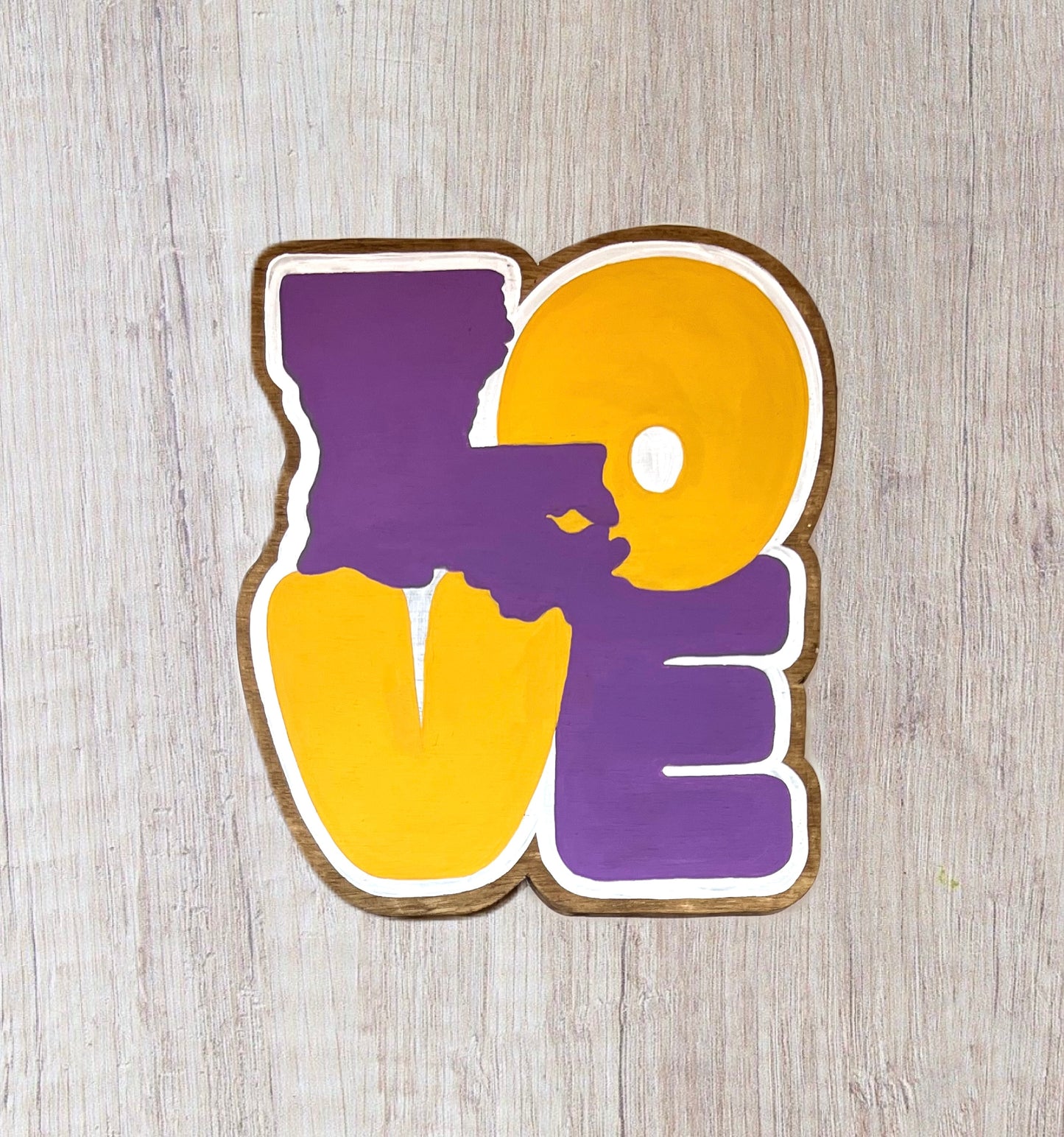 LSU LOVE Sign
